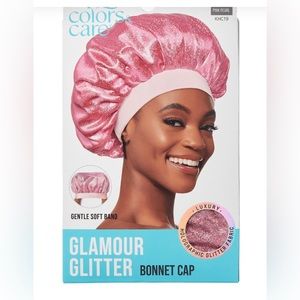 Kiss Colors & Care Glamour Glitter Bonnet Cap size XL